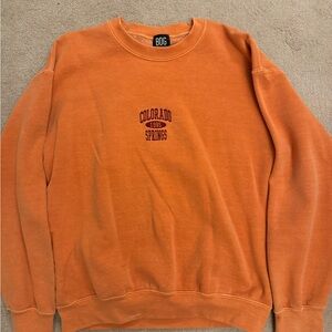 Orange Colorado Springs Crewneck